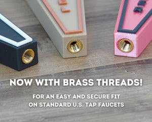 Double-Sided Custom Tap Handle with Logo, Round 9 Inch Bar Handle, Personalized Tap for Home Bar, Kegerator, Cold Brew