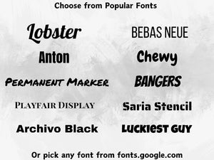 Custom Tap Handle - Personalized Tap Handle for Homebrew, Cold Brew, Water, Beer, Kegerator - 9 Inch