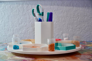 Hexy-Susan Rotating Craft Organizer Base
