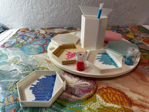Hexy-Susan Rotating Craft Organizer Base
